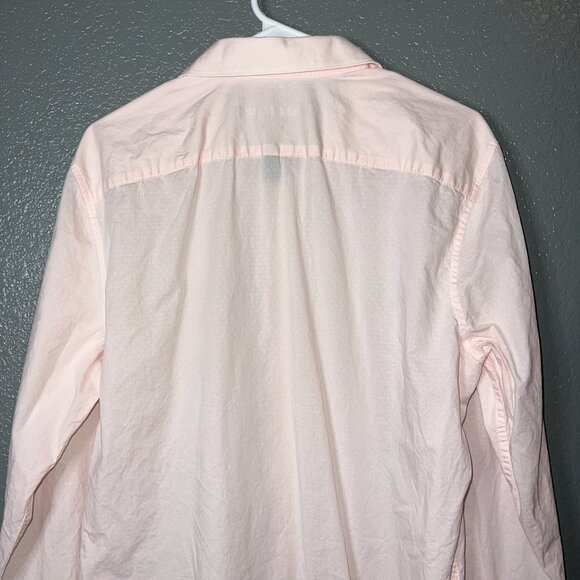 Perry Ellis Light Pink Long Sleeve Dress Shirt - Size 16 - Picture 2 of 5